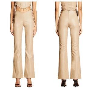 I.AM.GIA Zoey tan flare pants 30619